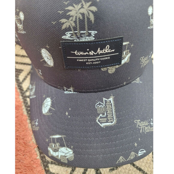 Travis Mathew Backyard Olympics Blue Nights Adjustable Hat - Picture 3 of 9